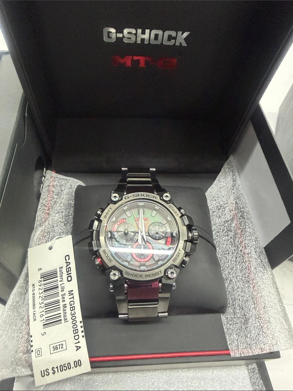 G-Shock MT-G Black Watch MTGB3000BD1A